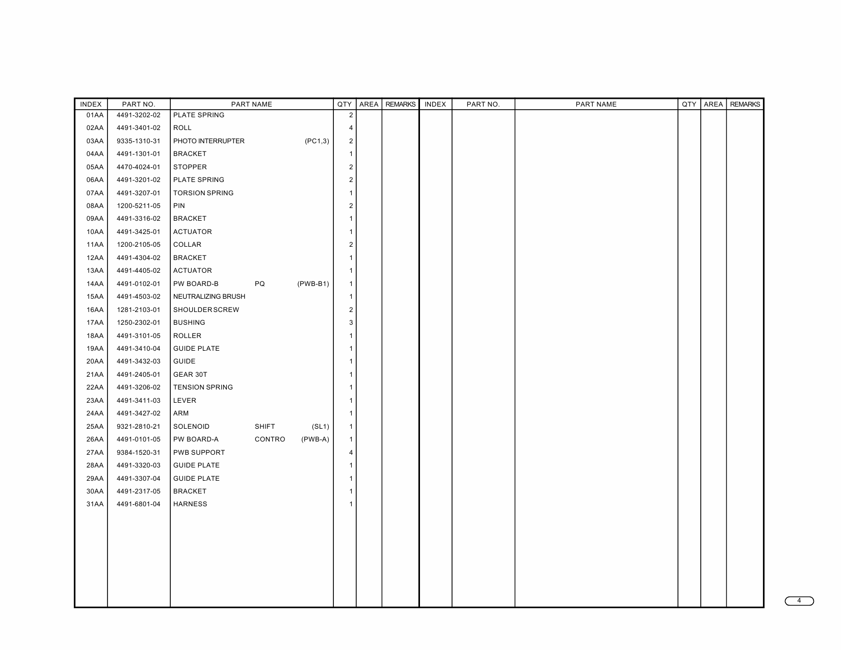 Konica-Minolta Options OT-100 Parts Manual-3